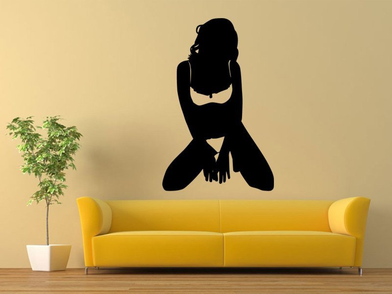 Samolepky na zeď Sexy žena 007 - Samolepící dekorace a nálepka na stěnu