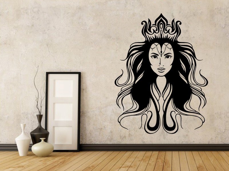 Samolepky na zeď Mystická žena 1103 - Samolepící dekorace a nálepka na stěnu