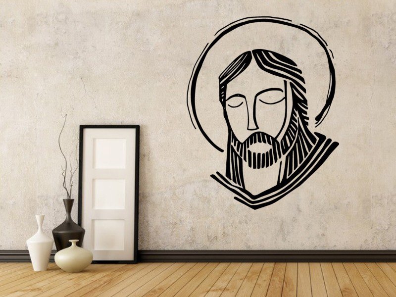 Samolepky na zeď Ježíš 1382 - Samolepící dekorace a nálepka na stěnu