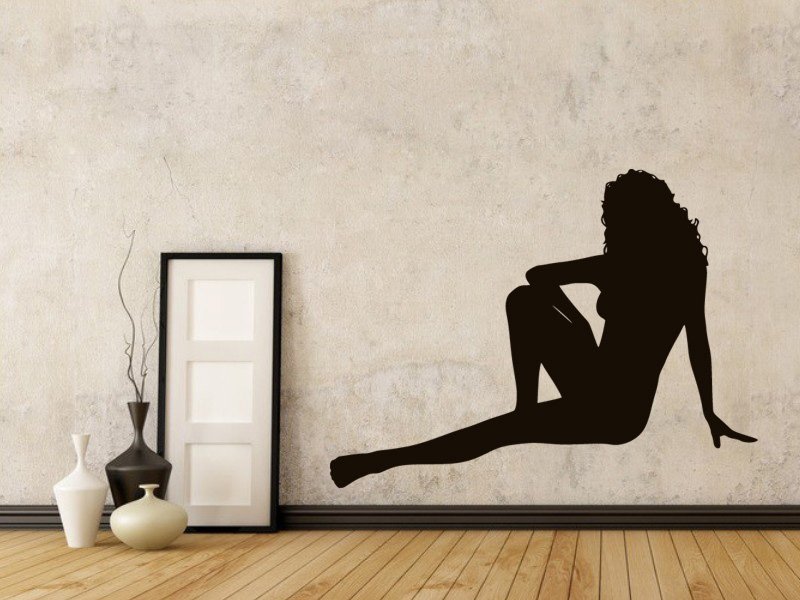 Samolepky na zeď Sexy žena 004 - Samolepící dekorace a nálepka na stěnu
