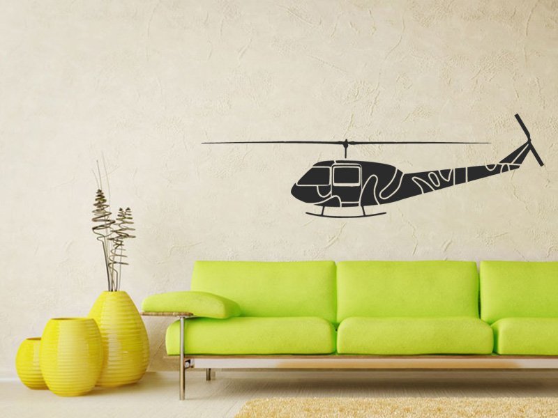 Samolepky na zeď Helikoptéra 0815 - Samolepící dekorace a nálepka na stěnu