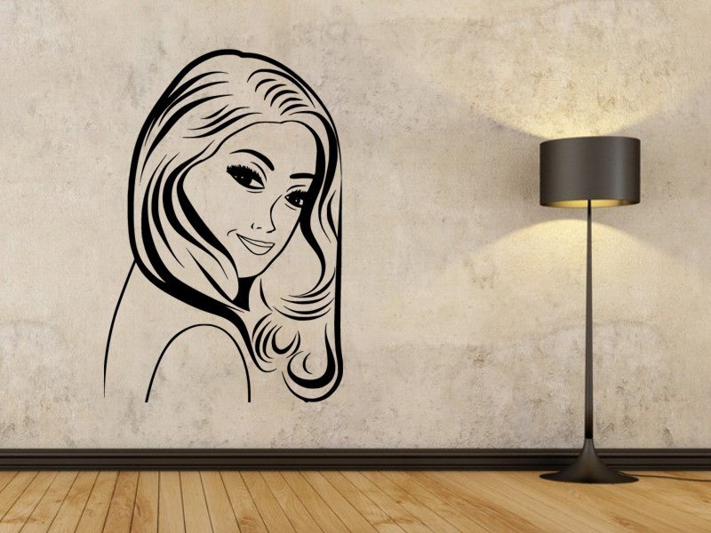 Samolepky na zeď Retro žena z komiksu 1072 - Samolepící dekorace a nálepka na stěnu