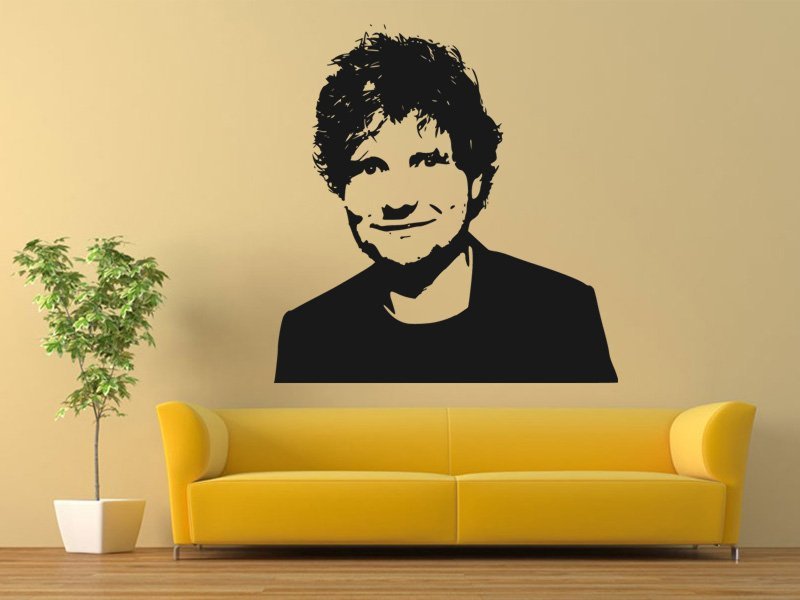 Samolepky na zeď Ed Sheeran 1349 - Samolepící dekorace a nálepka na stěnu