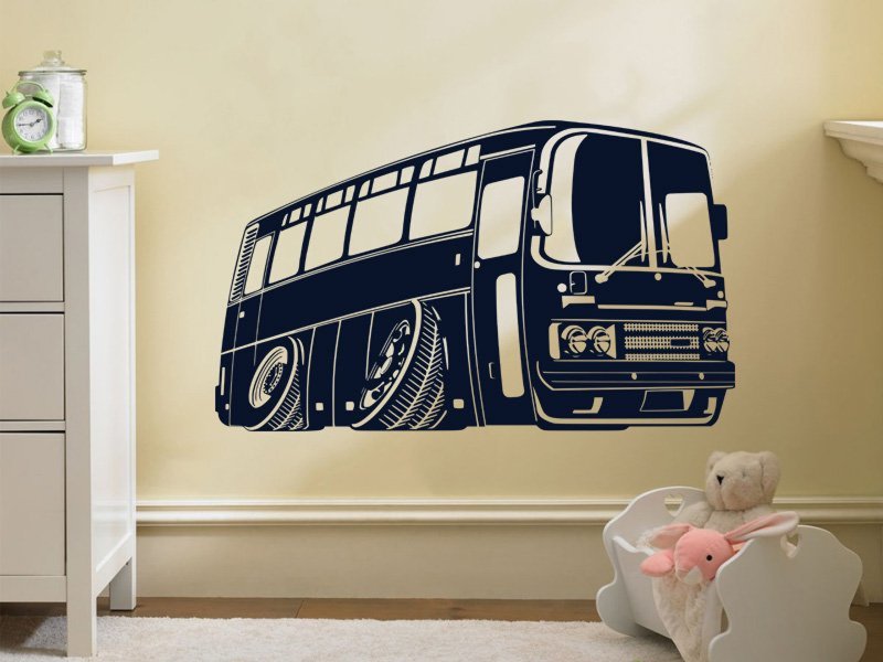Samolepky na zeď Autobus 001 - Samolepící dekorace a nálepka na stěnu