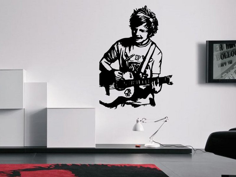 Samolepky na zeď Ed Sheeran 1346 - Samolepící dekorace a nálepka na stěnu