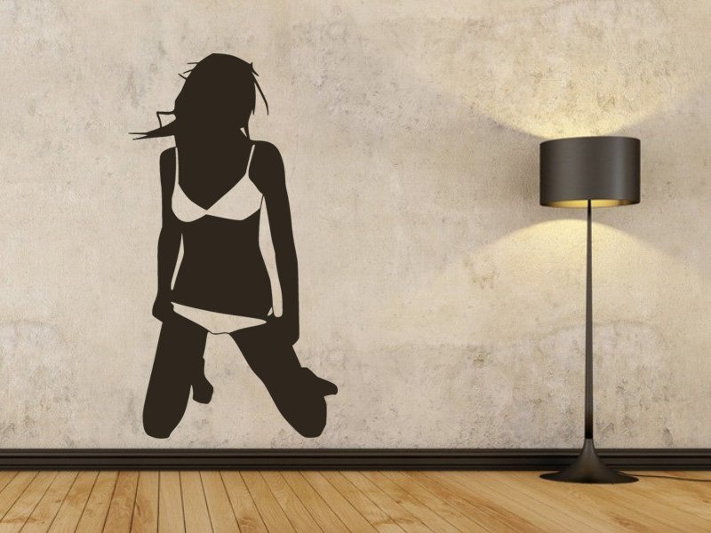 Samolepky na zeď Sexy žena 005 - Samolepící dekorace a nálepka na stěnu