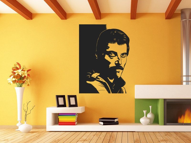 Samolepky na zeď Freddie Mercury 1359 - Samolepící dekorace a nálepka na stěnu