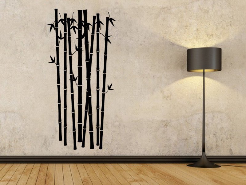 Samolepky na zeď Bambus 009 - Samolepící dekorace a nálepka na stěnu