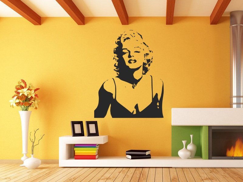 Samolepky na zeď Marilyn Monroe 1351 - Samolepící dekorace a nálepka na stěnu