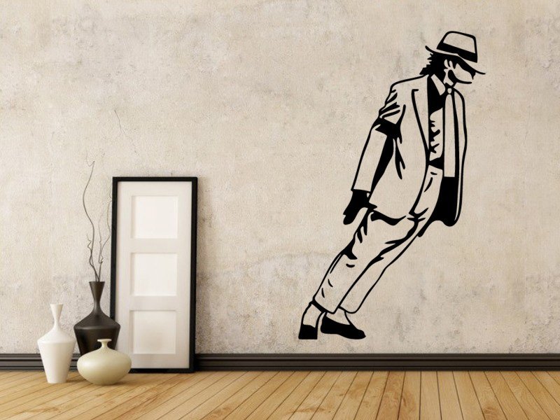 Samolepky na zeď Michael Jackson 1336 - Samolepící dekorace a nálepka na stěnu