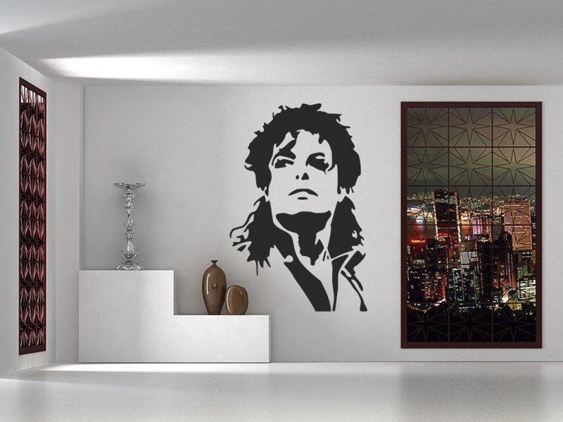 Samolepky na zeď Michael Jackson 1327 - Samolepící dekorace a nálepka na stěnu