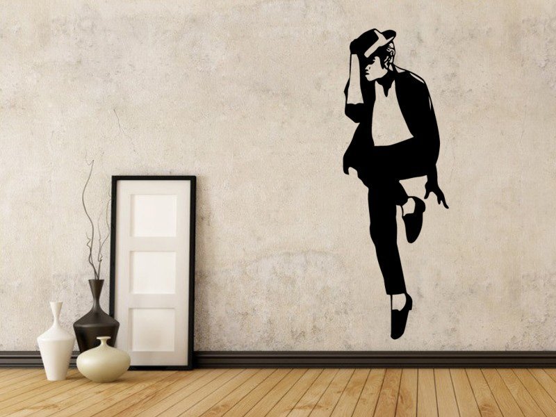 Samolepky na zeď Michael Jackson 1343 - Samolepící dekorace a nálepka na stěnu