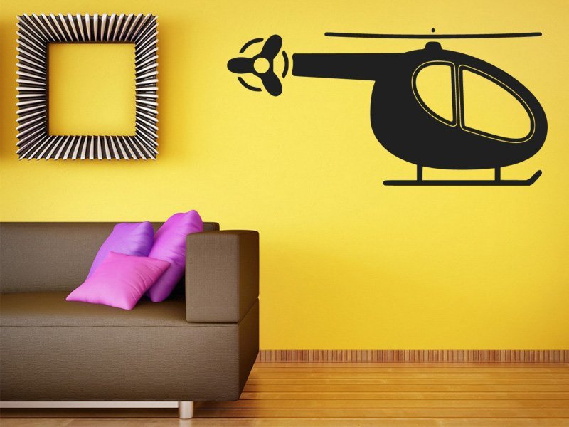 Samolepky na zeď Helikoptéra 0820 - Samolepící dekorace a nálepka na stěnu