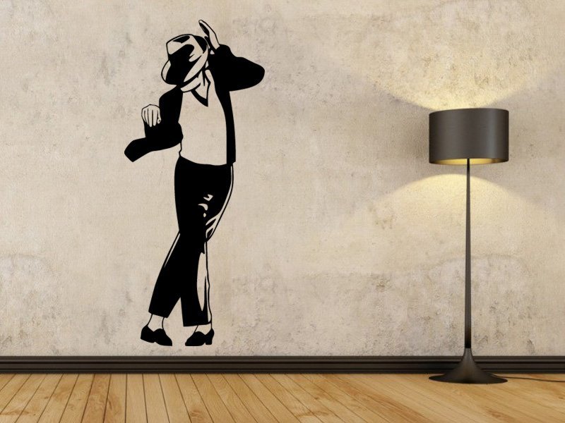 Samolepky na zeď Michael Jackson 1344 - Samolepící dekorace a nálepka na stěnu