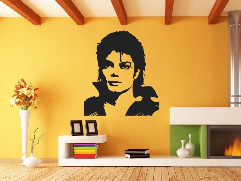 Samolepky na zeď Michael Jackson 1345 - Samolepící dekorace a nálepka na stěnu