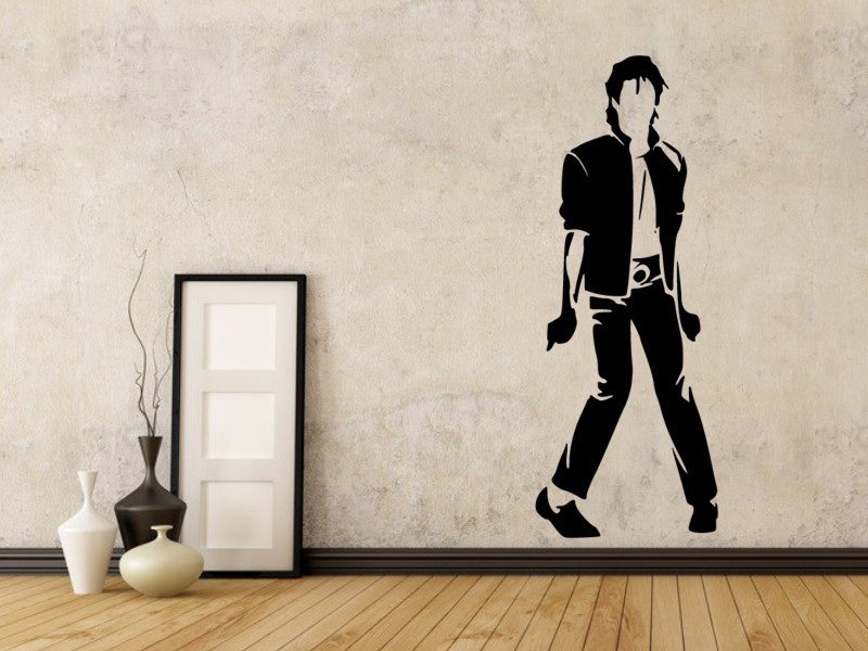 Samolepky na zeď Michael Jackson 1339 - Samolepící dekorace a nálepka na stěnu