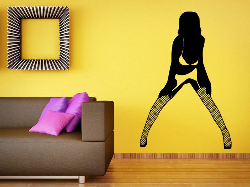 Samolepky na zeď Sexy žena 008 - Samolepící dekorace a nálepka na stěnu