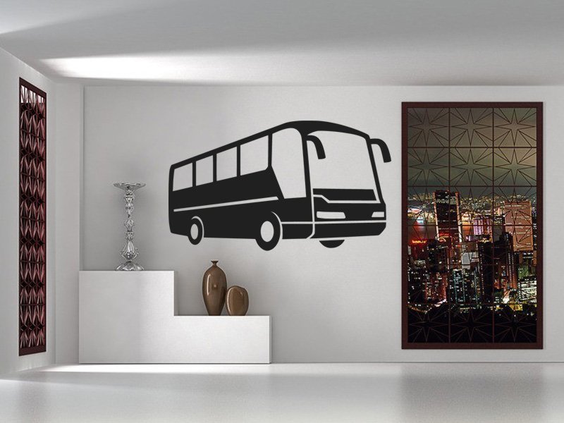 Samolepky na zeď Autobus 0795 - Samolepící dekorace a nálepka na stěnu