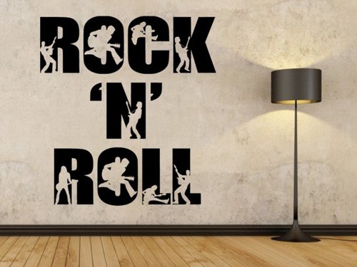 Samolepky na zeď Rock And Roll 003