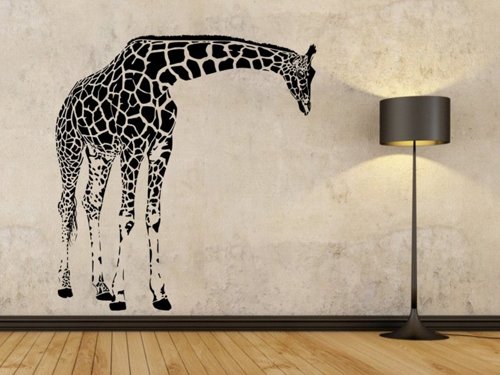 Samolepky na zeď Žirafa 004