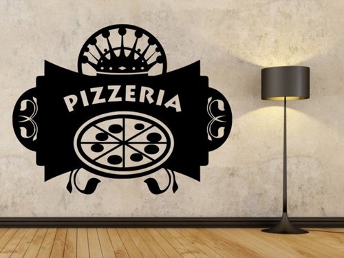 Samolepky na zeď Nápis Pizzeria 0151
