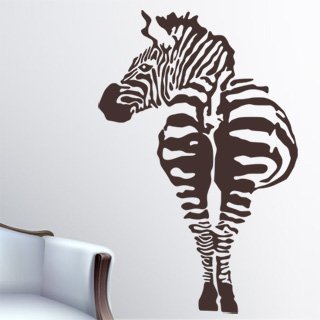 Samolepící dekorace Zebra 004 - 100x152 cm