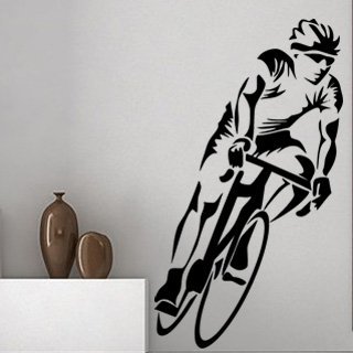 Samolepící dekorace Cyklista 1034 - 80x141 cm