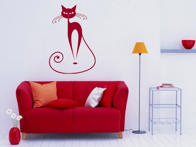 4 nejkrásnější samolepky na zeď s kočkami…