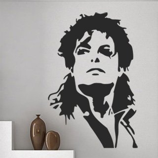 Samolepka na zeď Michael Jackson 1327 - 60x92 cm