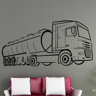 Samolepící dekorace Kamion 003 - 200x100 cm