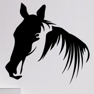 Samolepka Kůň 0362 - 83x80 cm