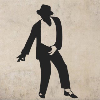 Samolepka na zeď Michael Jackson 1332 - 60x92 cm
