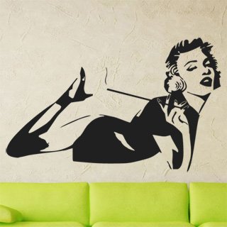 Nálepka na zeď Marilyn Monroe 1352 - 161x100 cm