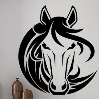 Samolepící dekorace Kůň 0361 - 100x114 cm