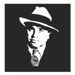 Samolepky na zeď Al Capone 001