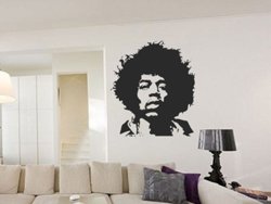 Samolepky na zeď Jimmy Hendrix 001