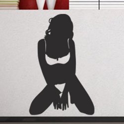 Samolepky na zeď Sexy žena 007