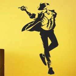 Samolepky na zeď Michael Jackson 1337