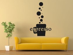 Samolepky na zeď Káva espresso 0110