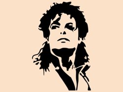 Samolepky na zeď Michael Jackson 1327