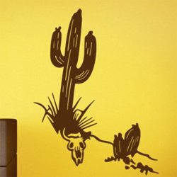 Samolepky na zeď Kaktus 001