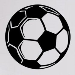 Samolepky na zeď Fotbalový míč 0572