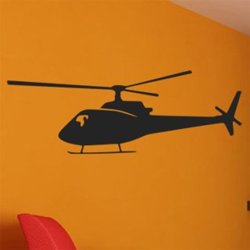 Samolepky na zeď Helikoptéra 005